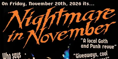 Live Music: NIGHTMARE IN NOVEMBER