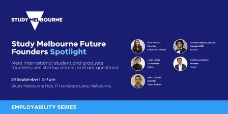 Study Melbourne Future Founders Spotlight
