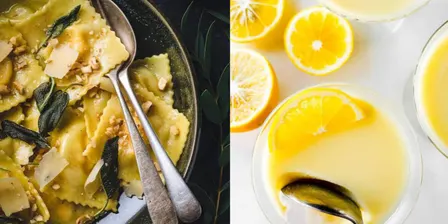Italian Cooking Class: Zucca & Ricotta Ravioli w/ Crema al Limone