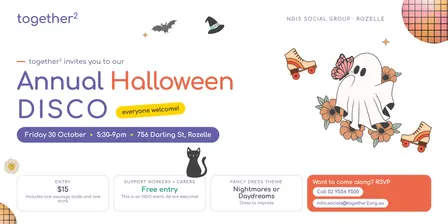 together2's NDIS Halloween Disco Party 2026