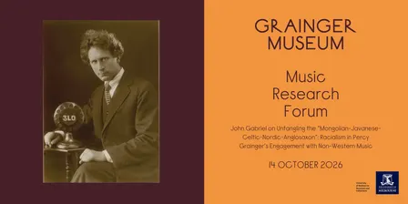 Music Research Forum with John Gabriel