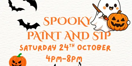 Spooky Paint and Sip