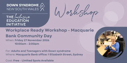 Workplace Ready Workshop – Macquarie Bank Community Day