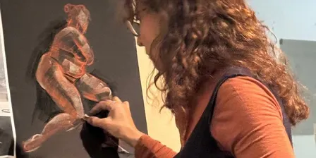 Life drawing with Pina Bartolo