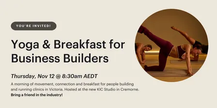 Yoga & Breakfast for Business Builders
