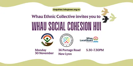 Whau Social Cohesion Hui