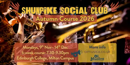 Shunpike Social Club - AUTUMN COURSE 2026