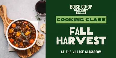 Cooking Class: Fall Harvest at the Village Classroom