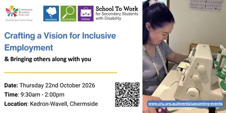 Crafting a Vision for Inclusive Employment & Bringing others along with you