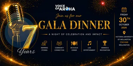 Voice of Aroha Gala Dinner 2026