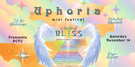 UPHORIA Mini Festival ~ Rainbow Stairway // A Taste of Bliss