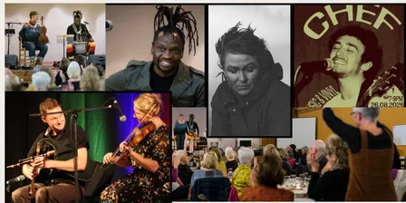 STEKAskills cabaret night with Mairi Campbell, Davie Luhanga, Sarah Hoy, Fin Moore and Chef - an evening sharing music, food and community for Malawi