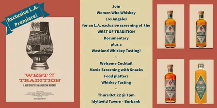 Westland Whiskey Tasting & Documentary Premiere