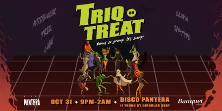 Pantera's late night sounds presents TRIQ OR TREAT