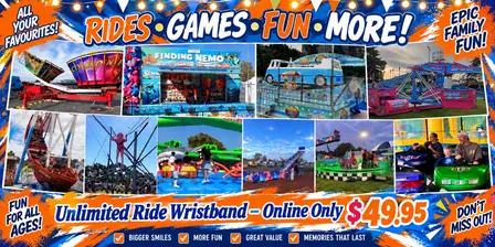 Maroondah Festival - Amusement Rides 2026