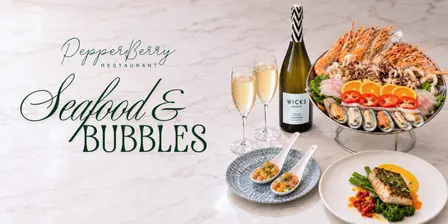 Seafood and Vintage Sparkling