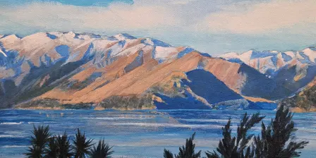 NZ Landscape Painting • Acrylic Course with Kasia Hebda | Queenstown