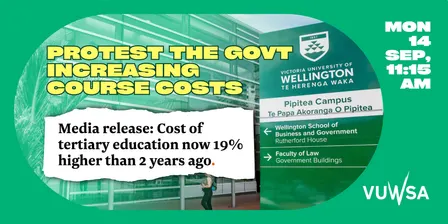 Protest the Government Increasing Course Costs!