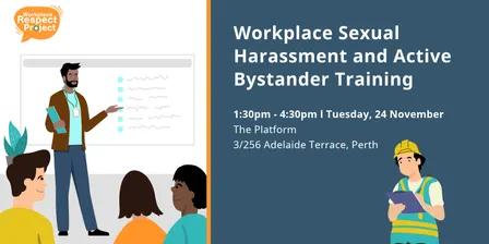 Workplace Sexual Harassment and Active Bystander Training - Perth