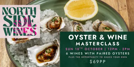 oyster & wine masterclass at Northside Wines