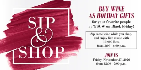 Sip & Shop at WSCW on November 27