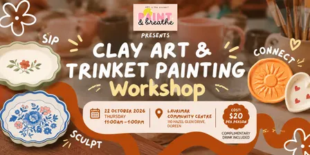 Clay Art & Trinket Painting Workshop