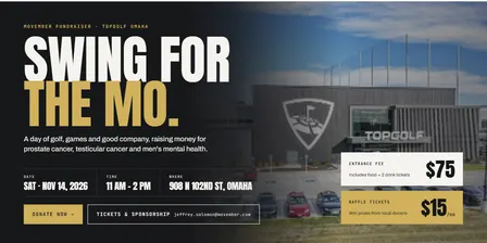 Swing for the Mo - Movember Fundraiser for Men's Health