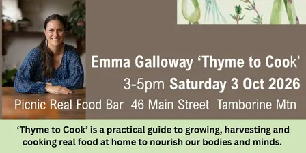 Emma Galloway Author Talk and Canapes