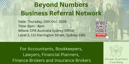 Beyond Numbers: Business Referral Network for Accountants, Bookkeepers, Planners & Brokers