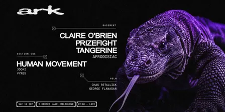 ark // Claire O’Brien | Human Movement | Prizefight | Tangerine | Afrodisiac