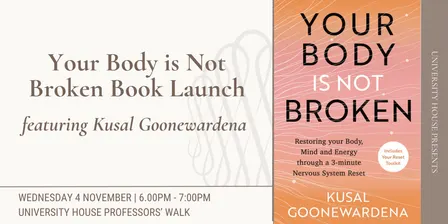 Your Body Is Not Broken Book Launch