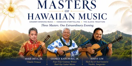 Masters of Hawaiian Music with George Kahumoku Jr, Herb Ohta Jr, and Sonny Lim