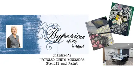 Children's Stencil and Paint Denim Upcycle Workshop Sept 26