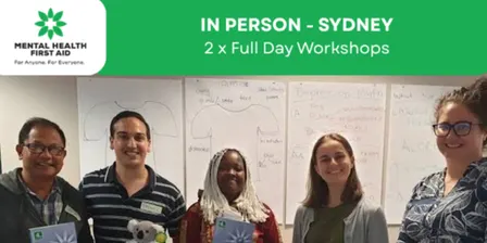 Mental Health First Aid® — Face to Face - Sydney - 21 & 23 Sep 2026