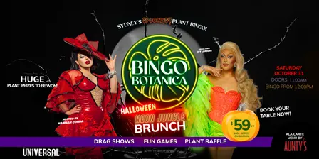 BINGO BOTANICA: HALLOWEEN BRUNCH [Sat 31 Oct]