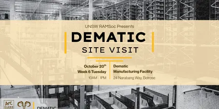 RAMSoc Goes To Dematic: Site Visit