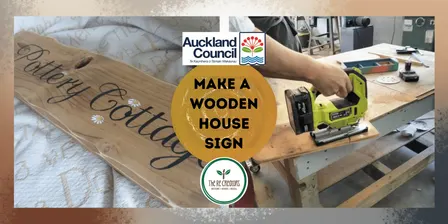 Make a chopping board or house sign: Power Tools 101, The ReCreators Green Space, Friday 6 Nov, 10am - 1pm