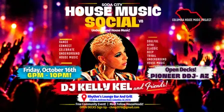 House Music Social! Open Decks! v8