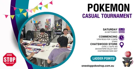 Onestoppokeshop Pokemon TCG Casual Tournament - September 2026
