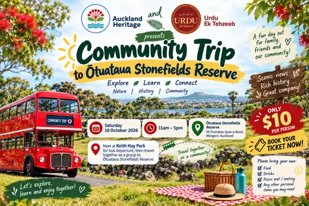 Community trip to Otuataua Stonefields Reserve