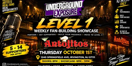 Underground Exposure Level 1 Weekly Fan-Building Showcase — Orange, NJ