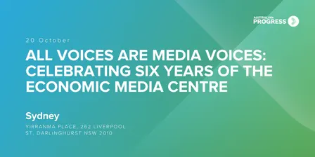 All voices are media voices: celebrating six years of the Economic Media Centre