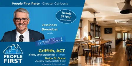Business Breakfast with Gerard Rennick
