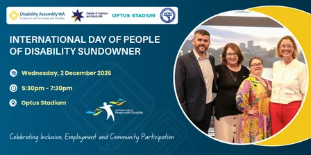 International Day of People with Disability 2026 - Sundowner Celebration