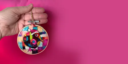 Needle-felt a Christmas Ornament with Sarah Ritchie