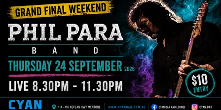 Phil Para Band at Cyan