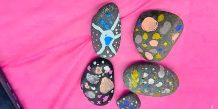 Mindful Me Rock Painting