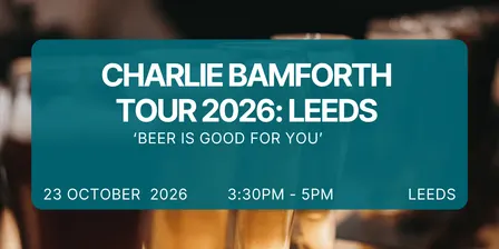 Great Northern Section: Charlie Bamforth Talk in Leeds