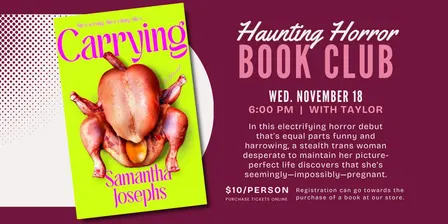 November Haunting Horror Book Club