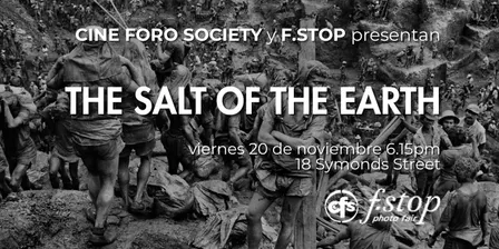 The Salt of the Earth presentada por Cine Foro y F.Stop